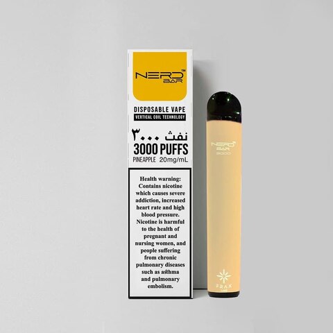 Nerd Bar 3000 Puffs Disposable Vape - Pineapple