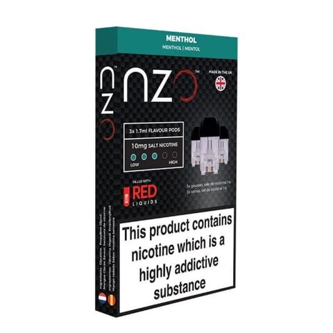 NZO Pods Menthol Flavor