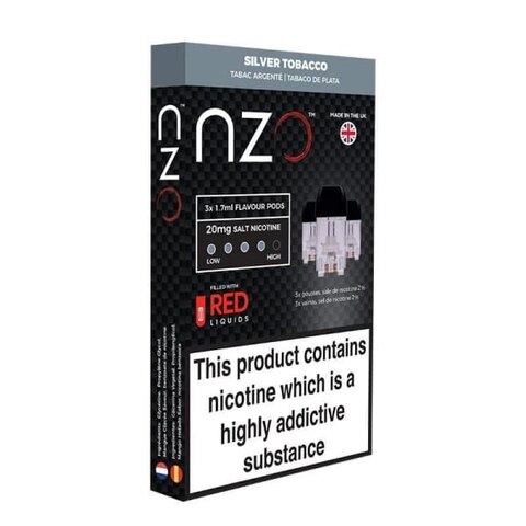 NZO Pods Silver Tobacco Flavor