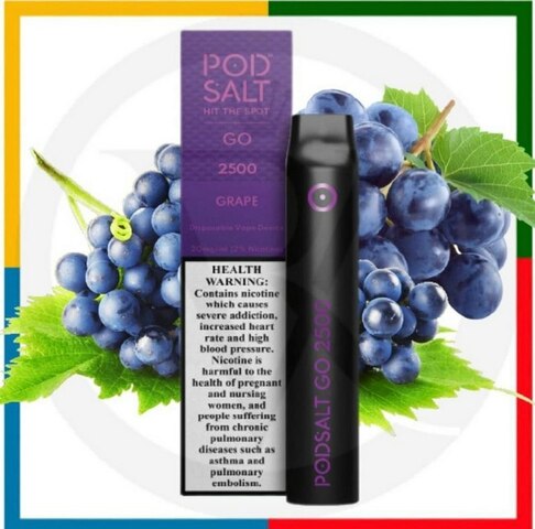 POD Salt 2500 Puffs Grape