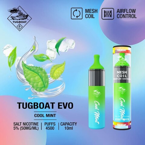 Tugboat EVO Cool Mint Disposable Vape