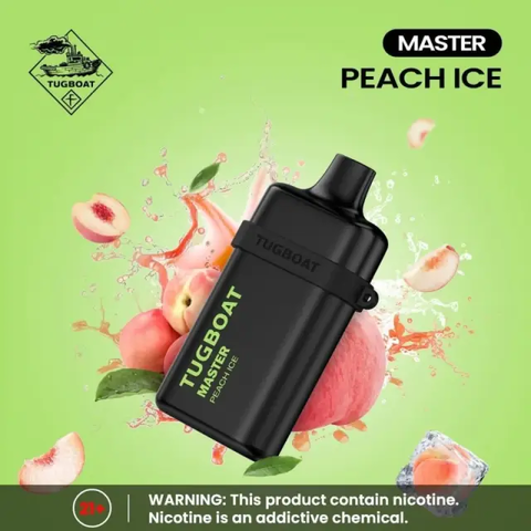 Tugboat Master Peach Ice 10000 Puffs Disposable Vape