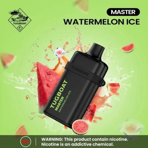 Tugboat Master Watermelon Ice 10000 Puffs Disposable Vape