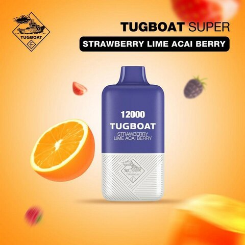 Tugboat Super Strawberry Lime Acai Berry Disposable Vape