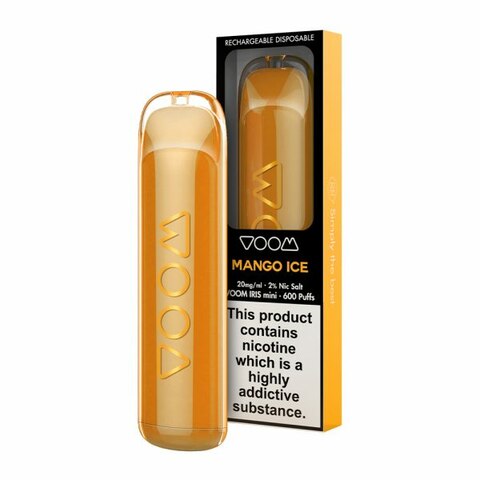 Voom Iris Mango Ice 600 Puffs Disposable Vape