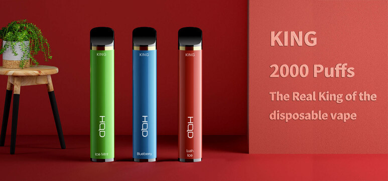 HQD King 2000 Puffs Disposable Vape 2