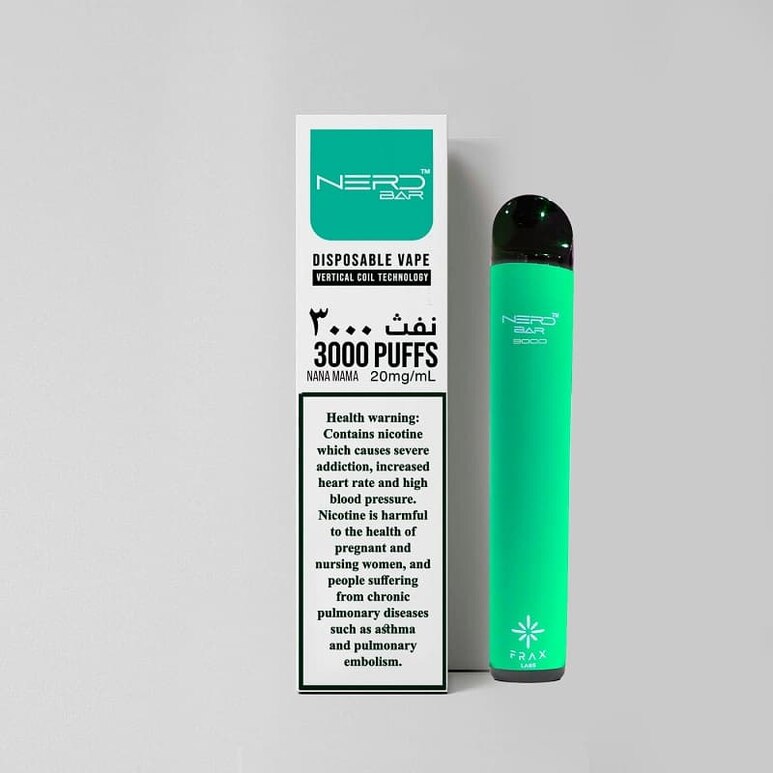 Nerd Bar 3000 Puffs Disposable Vape - Nana Mama