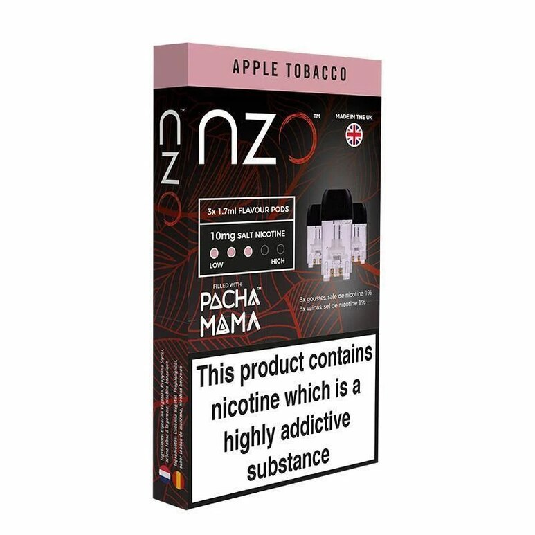 NZO Pods Apple Tobacco Flavor