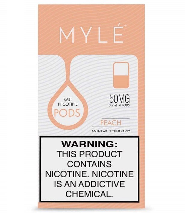 Mylé V4 Pods Peach Flavor 2