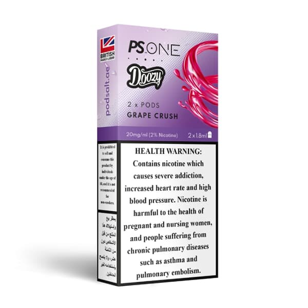 PS One Pods Doozy Grape Crush Flavor by Pod Salt