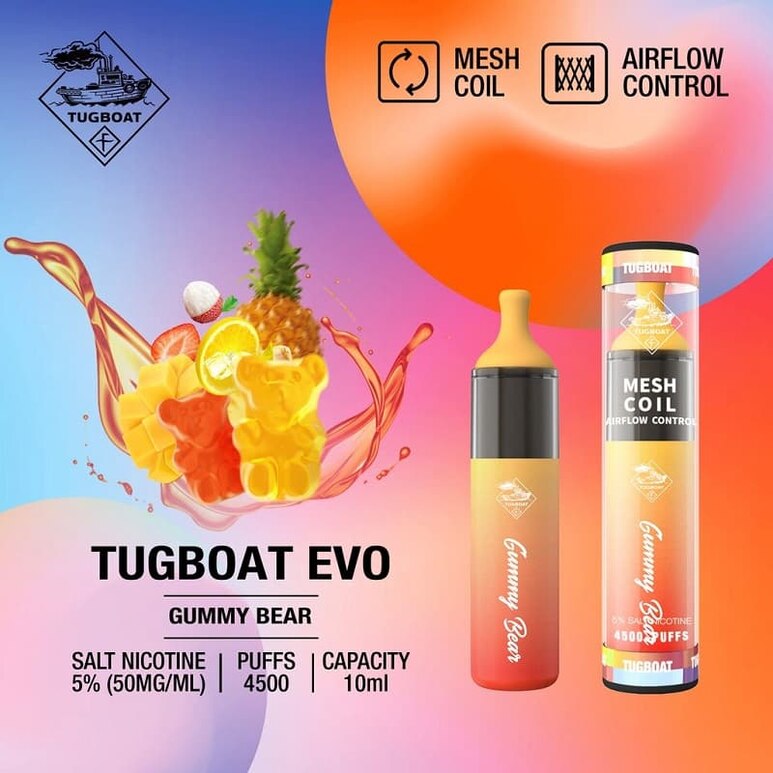 Tugboat EVO 4500 Puffs Disposable Vape 6