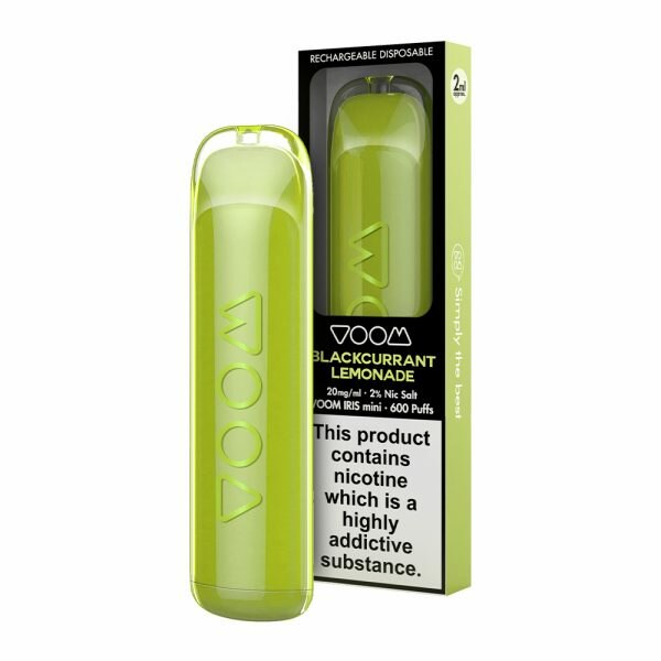 Voom Iris Blackcurrant Lemonade 600 Puffs Disposable Vape