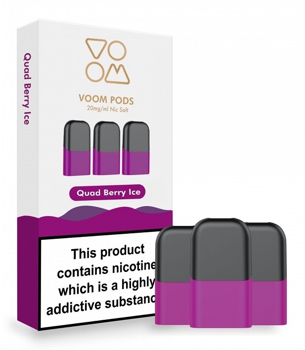 VOOM Quad Berry Ice Pods