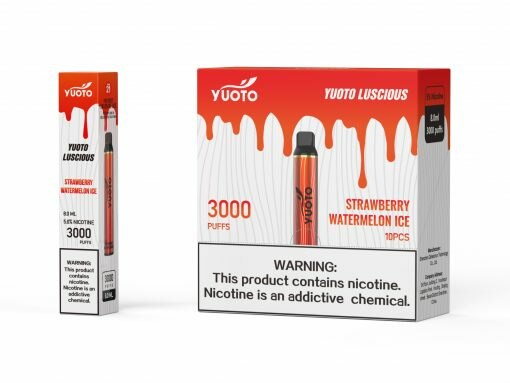 Yuoto Luscious Strawberry Watermelon Ice 3000 Puffs Disposable Vape 2