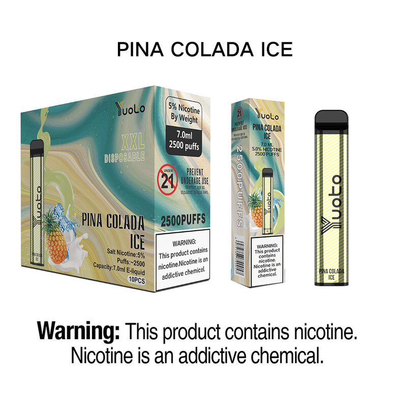 Yuoto XXL Pina Colada Ice Disposable Vape (2500 Puffs) 3