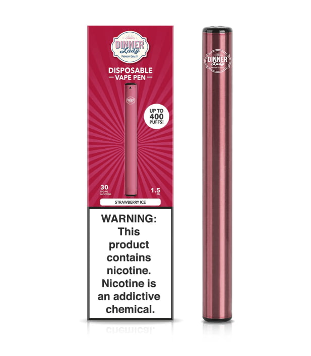 Buy Dinner Lady Strawberry Ice Disposable Vape from AED25 with Delivery