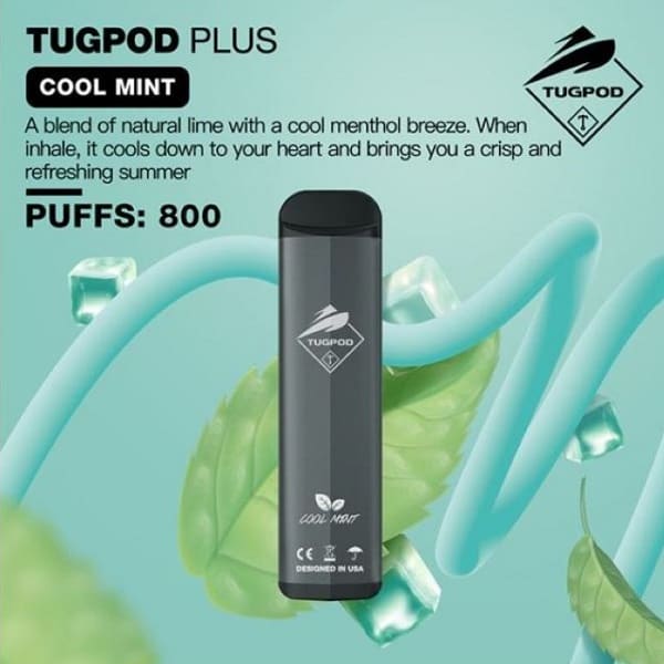 Buy Tugboat Plus Cool Mint Disposable Vape from AED20 with Delivery |  AEVape Dubai Store